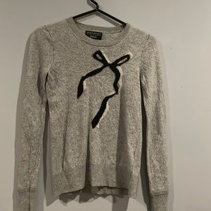 adorable sweater with bow!